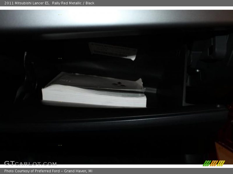 Rally Red Metallic / Black 2011 Mitsubishi Lancer ES