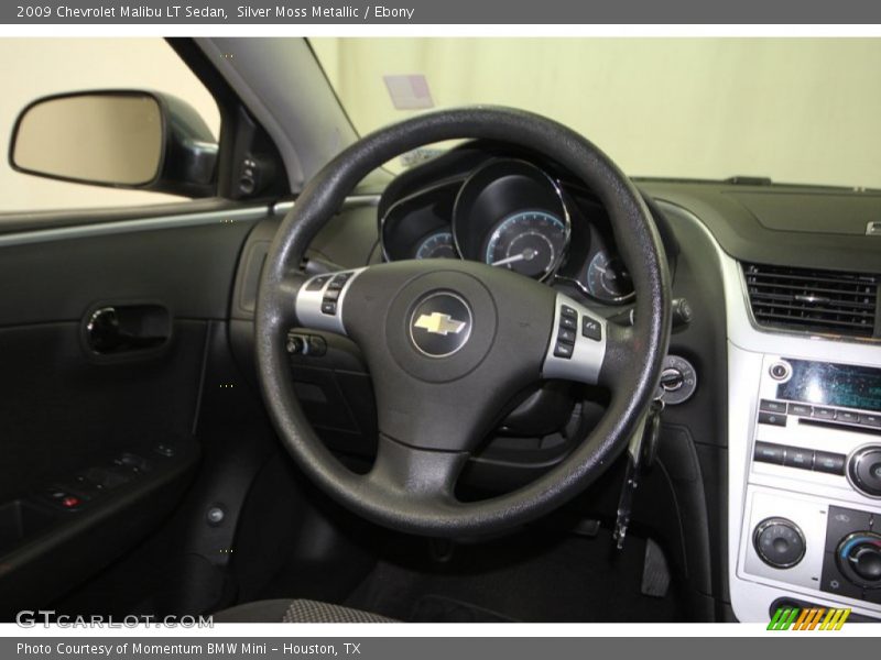 Silver Moss Metallic / Ebony 2009 Chevrolet Malibu LT Sedan