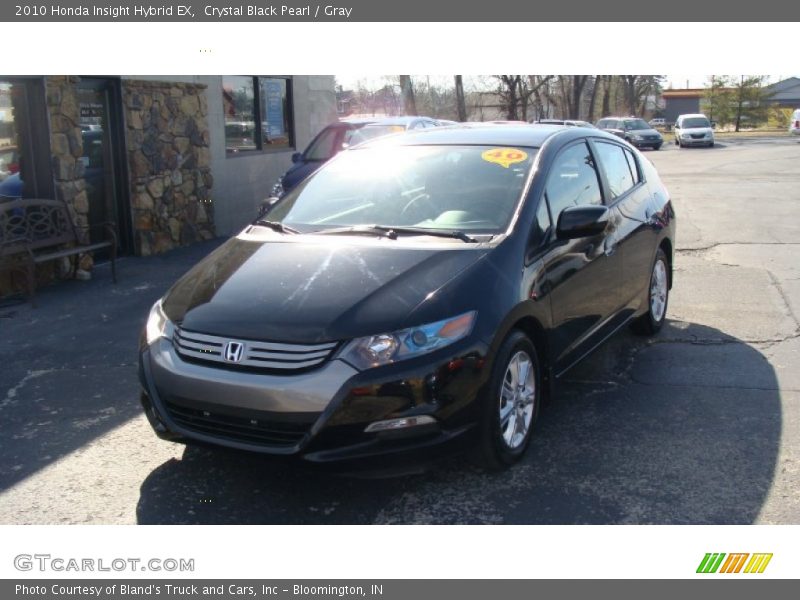 Crystal Black Pearl / Gray 2010 Honda Insight Hybrid EX