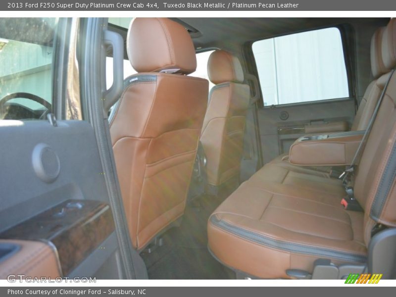 Tuxedo Black Metallic / Platinum Pecan Leather 2013 Ford F250 Super Duty Platinum Crew Cab 4x4