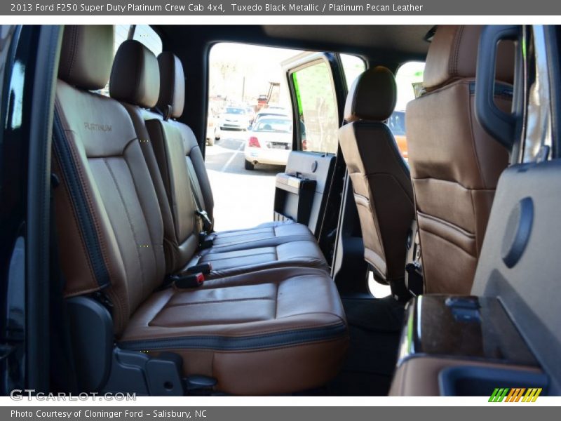 Tuxedo Black Metallic / Platinum Pecan Leather 2013 Ford F250 Super Duty Platinum Crew Cab 4x4