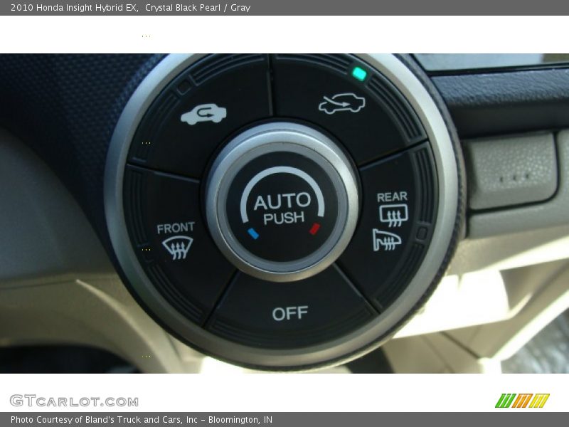 Crystal Black Pearl / Gray 2010 Honda Insight Hybrid EX