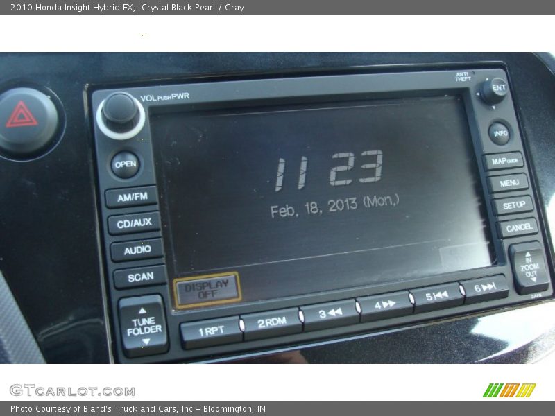Crystal Black Pearl / Gray 2010 Honda Insight Hybrid EX