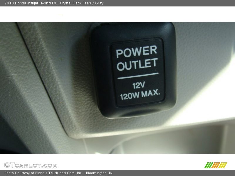 Crystal Black Pearl / Gray 2010 Honda Insight Hybrid EX