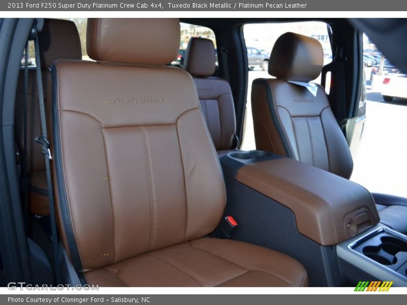 Tuxedo Black Metallic / Platinum Pecan Leather 2013 Ford F250 Super Duty Platinum Crew Cab 4x4