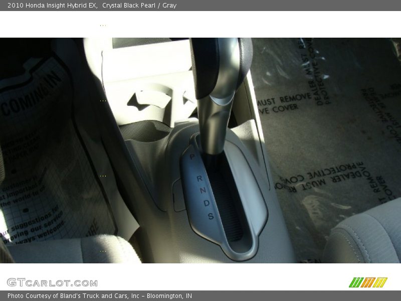 Crystal Black Pearl / Gray 2010 Honda Insight Hybrid EX
