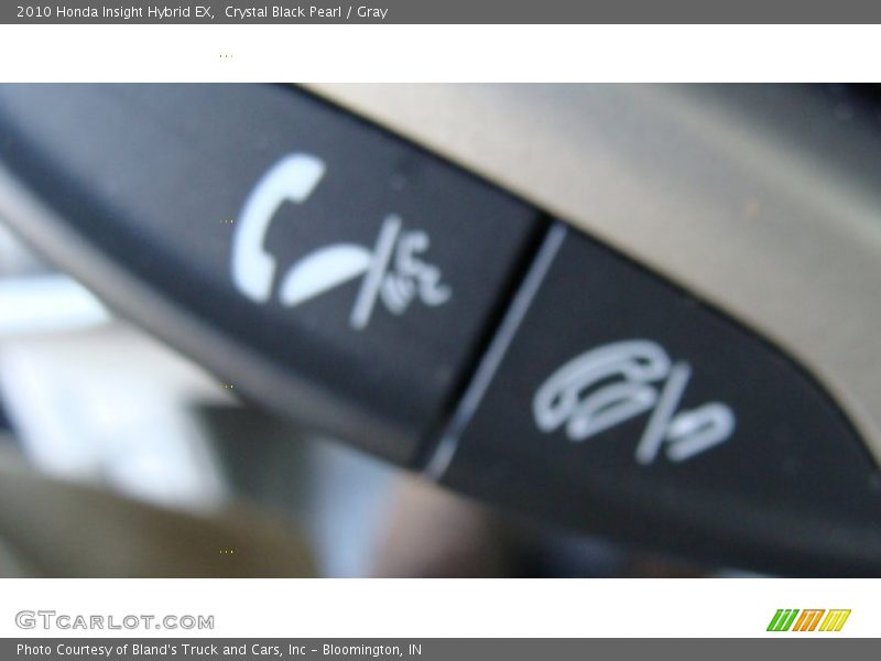Crystal Black Pearl / Gray 2010 Honda Insight Hybrid EX