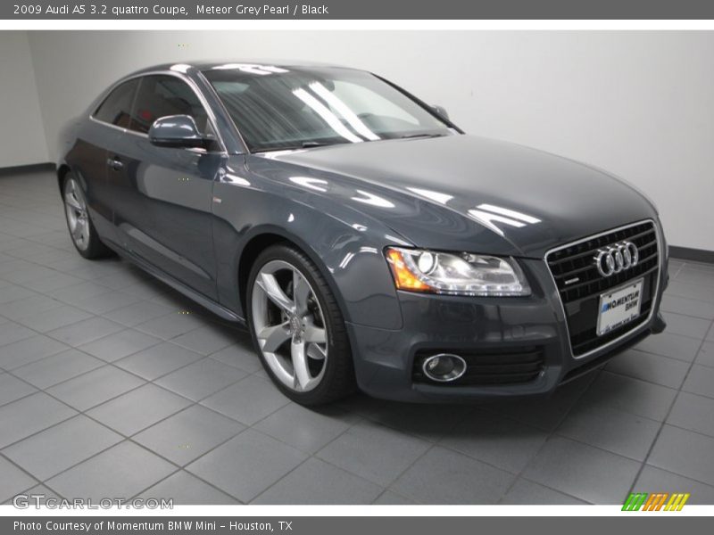 Meteor Grey Pearl / Black 2009 Audi A5 3.2 quattro Coupe