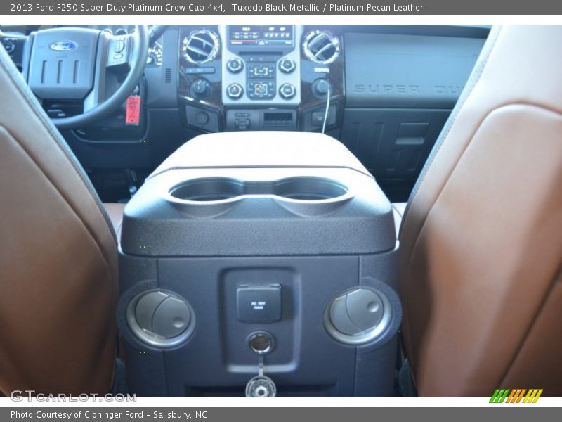 Tuxedo Black Metallic / Platinum Pecan Leather 2013 Ford F250 Super Duty Platinum Crew Cab 4x4