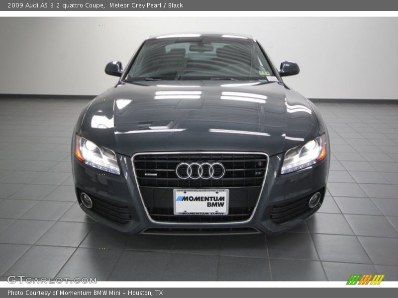 Meteor Grey Pearl / Black 2009 Audi A5 3.2 quattro Coupe