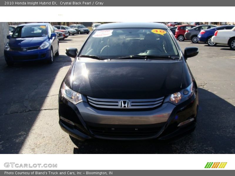 Crystal Black Pearl / Gray 2010 Honda Insight Hybrid EX