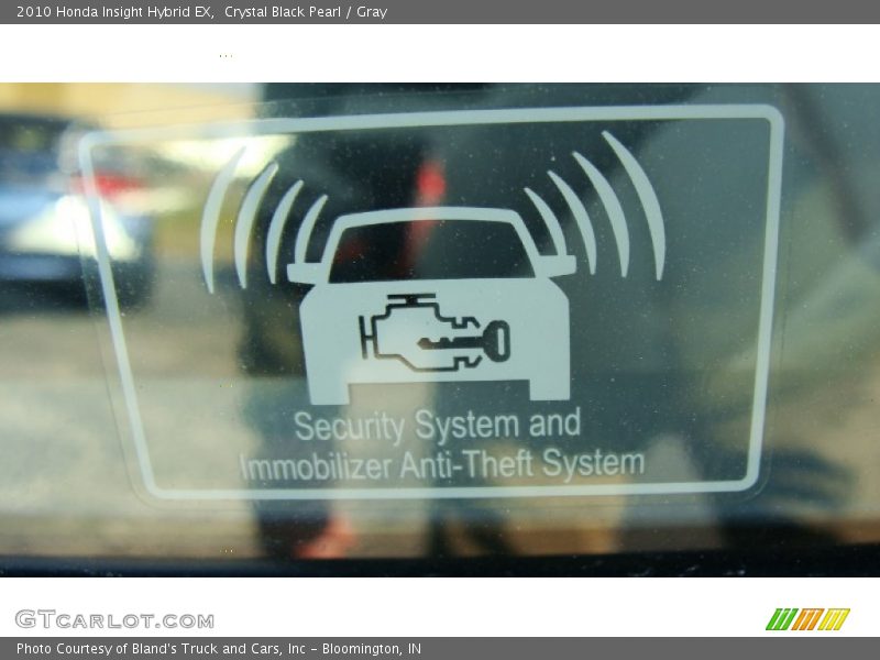 Crystal Black Pearl / Gray 2010 Honda Insight Hybrid EX