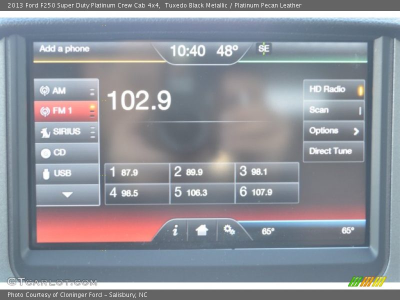 Tuxedo Black Metallic / Platinum Pecan Leather 2013 Ford F250 Super Duty Platinum Crew Cab 4x4