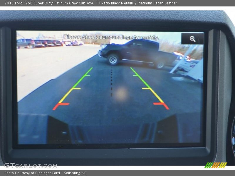 Tuxedo Black Metallic / Platinum Pecan Leather 2013 Ford F250 Super Duty Platinum Crew Cab 4x4