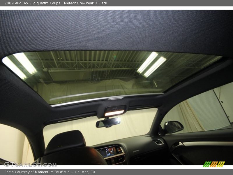 Meteor Grey Pearl / Black 2009 Audi A5 3.2 quattro Coupe