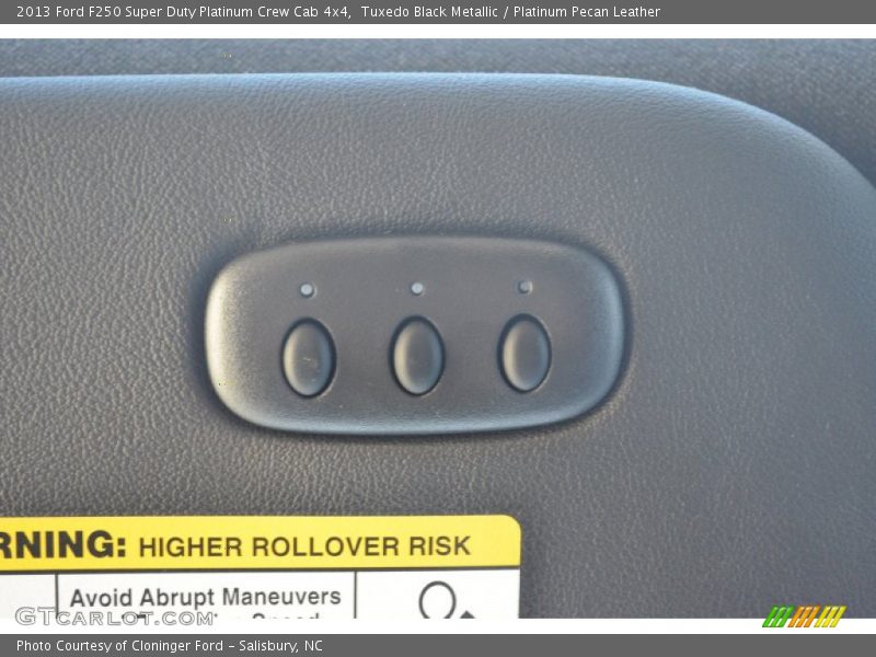 Tuxedo Black Metallic / Platinum Pecan Leather 2013 Ford F250 Super Duty Platinum Crew Cab 4x4