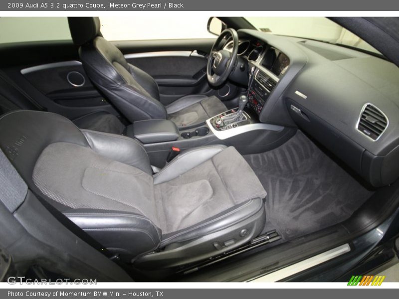 Meteor Grey Pearl / Black 2009 Audi A5 3.2 quattro Coupe
