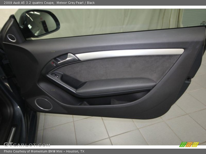 Meteor Grey Pearl / Black 2009 Audi A5 3.2 quattro Coupe