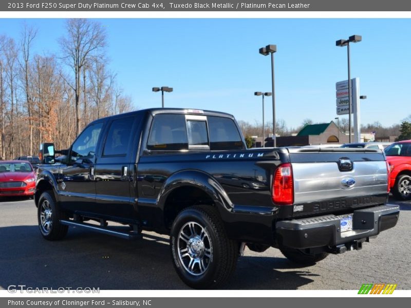 Tuxedo Black Metallic / Platinum Pecan Leather 2013 Ford F250 Super Duty Platinum Crew Cab 4x4