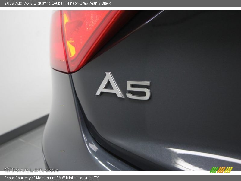 Meteor Grey Pearl / Black 2009 Audi A5 3.2 quattro Coupe