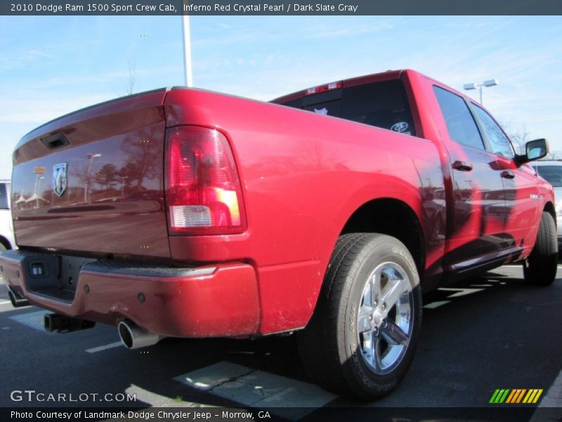 Inferno Red Crystal Pearl / Dark Slate Gray 2010 Dodge Ram 1500 Sport Crew Cab