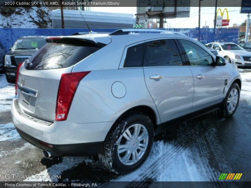 Radiant Silver / Titanium/Ebony 2010 Cadillac SRX 4 V6 AWD