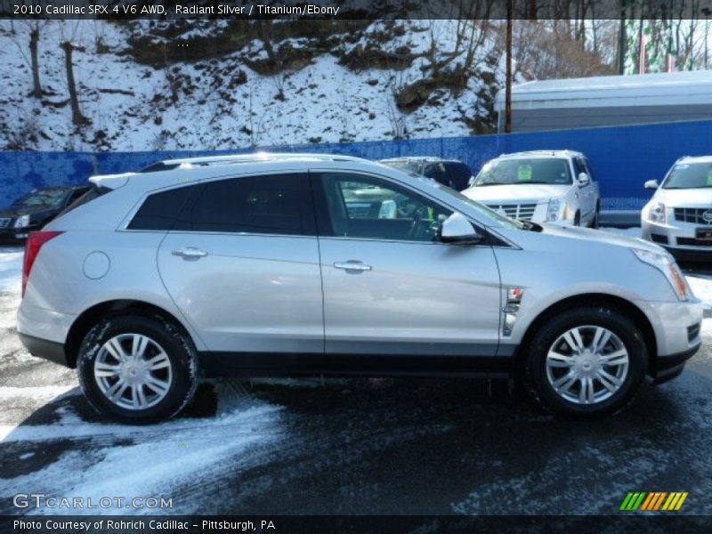 Radiant Silver / Titanium/Ebony 2010 Cadillac SRX 4 V6 AWD