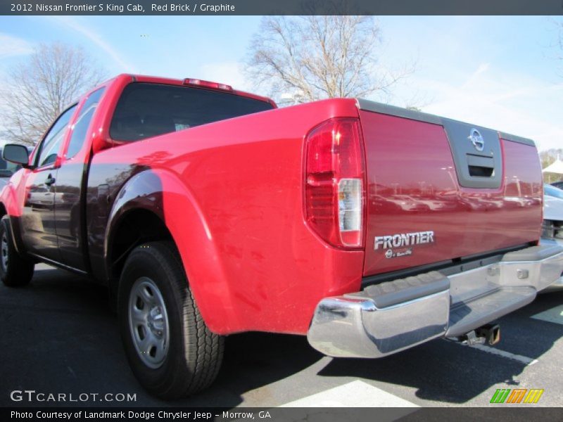 Red Brick / Graphite 2012 Nissan Frontier S King Cab
