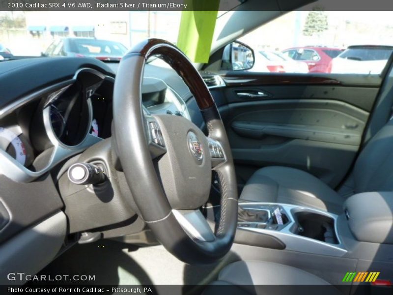 Radiant Silver / Titanium/Ebony 2010 Cadillac SRX 4 V6 AWD