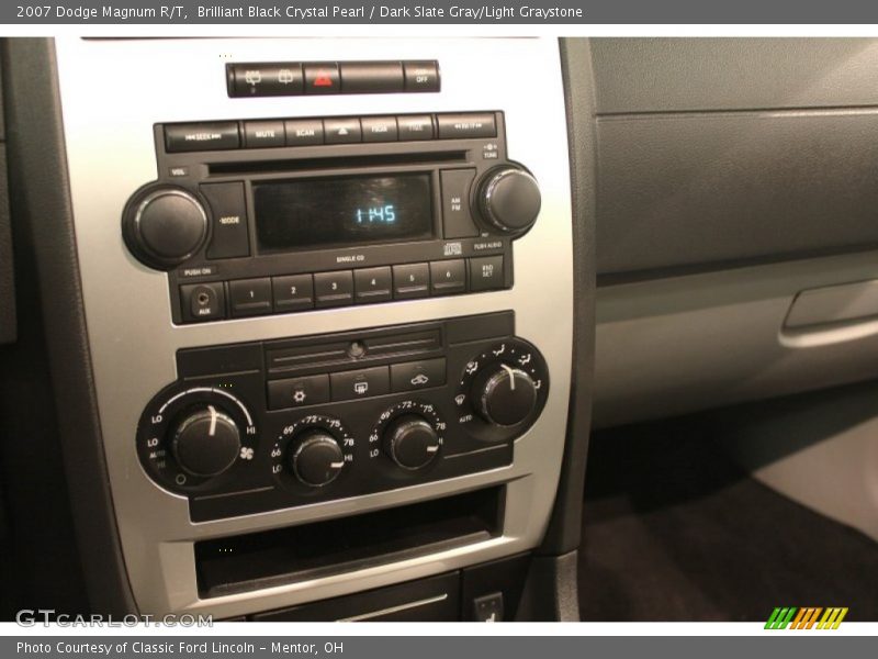 Brilliant Black Crystal Pearl / Dark Slate Gray/Light Graystone 2007 Dodge Magnum R/T