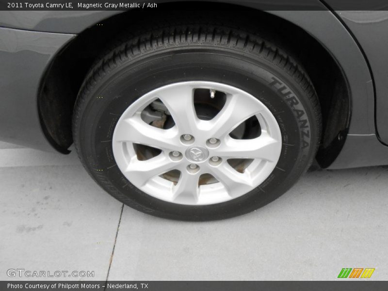 Magnetic Gray Metallic / Ash 2011 Toyota Camry LE