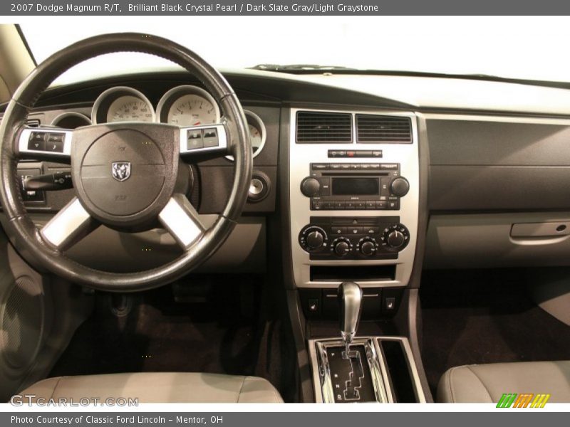 Brilliant Black Crystal Pearl / Dark Slate Gray/Light Graystone 2007 Dodge Magnum R/T