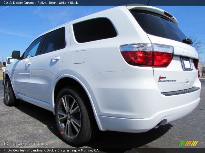 Bright White / Black 2013 Dodge Durango Rallye