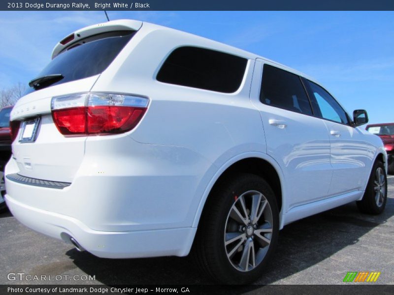 Bright White / Black 2013 Dodge Durango Rallye