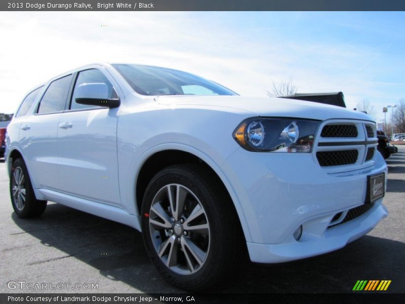 Bright White / Black 2013 Dodge Durango Rallye