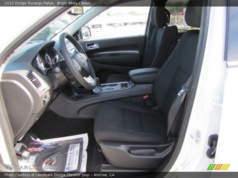 Bright White / Black 2013 Dodge Durango Rallye