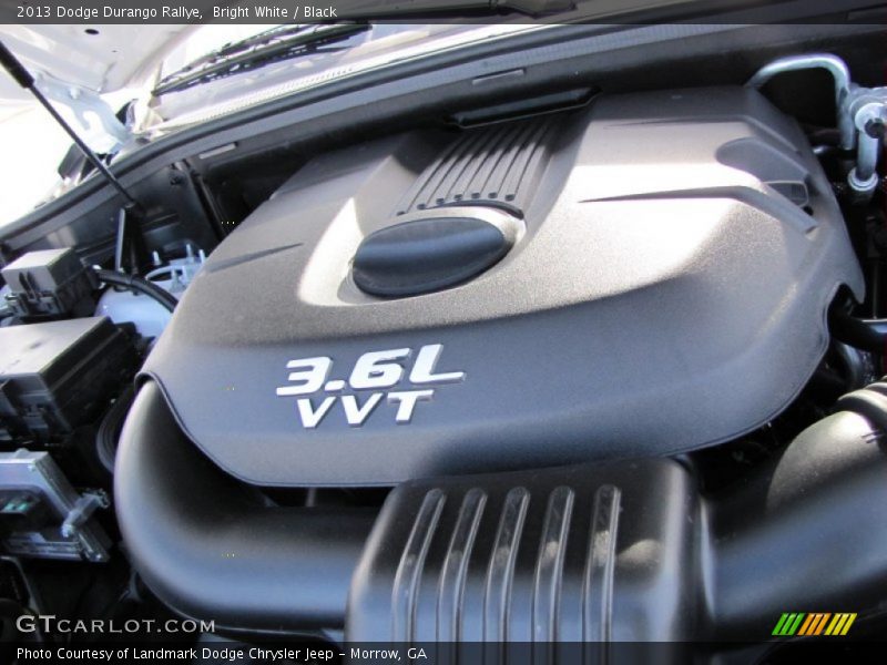Bright White / Black 2013 Dodge Durango Rallye