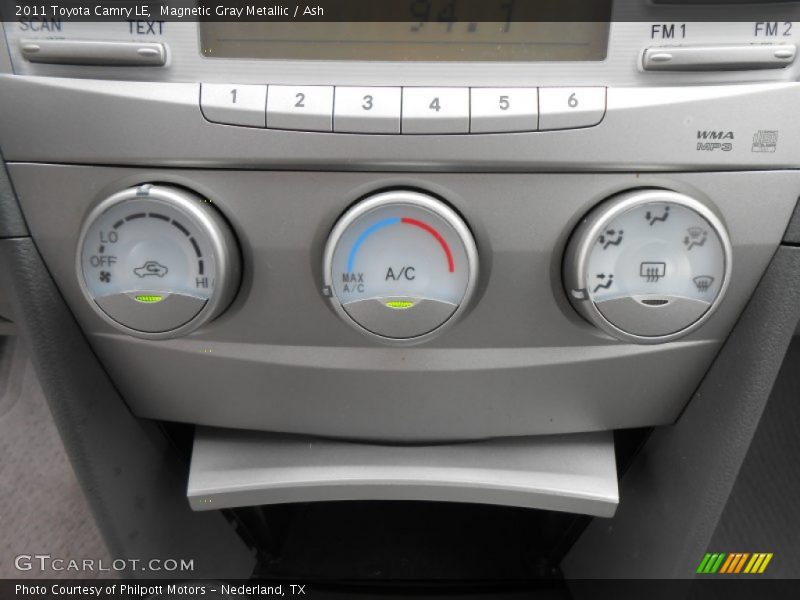 Magnetic Gray Metallic / Ash 2011 Toyota Camry LE
