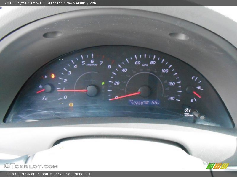 Magnetic Gray Metallic / Ash 2011 Toyota Camry LE
