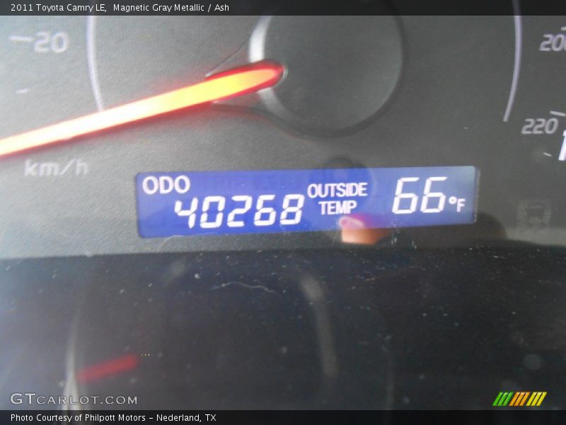 Magnetic Gray Metallic / Ash 2011 Toyota Camry LE