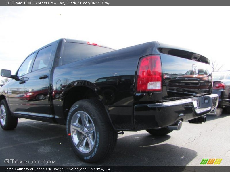 Black / Black/Diesel Gray 2013 Ram 1500 Express Crew Cab