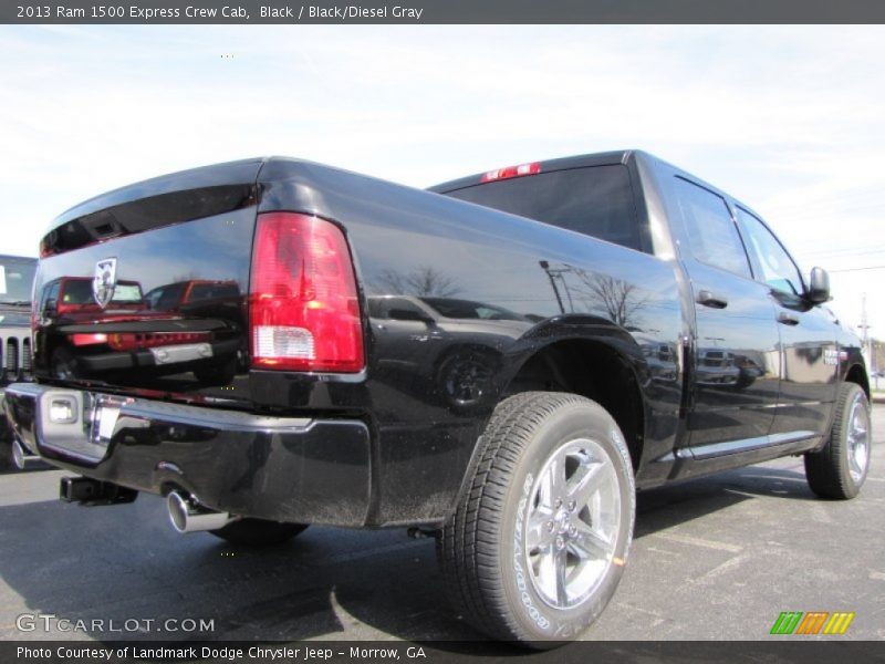 Black / Black/Diesel Gray 2013 Ram 1500 Express Crew Cab