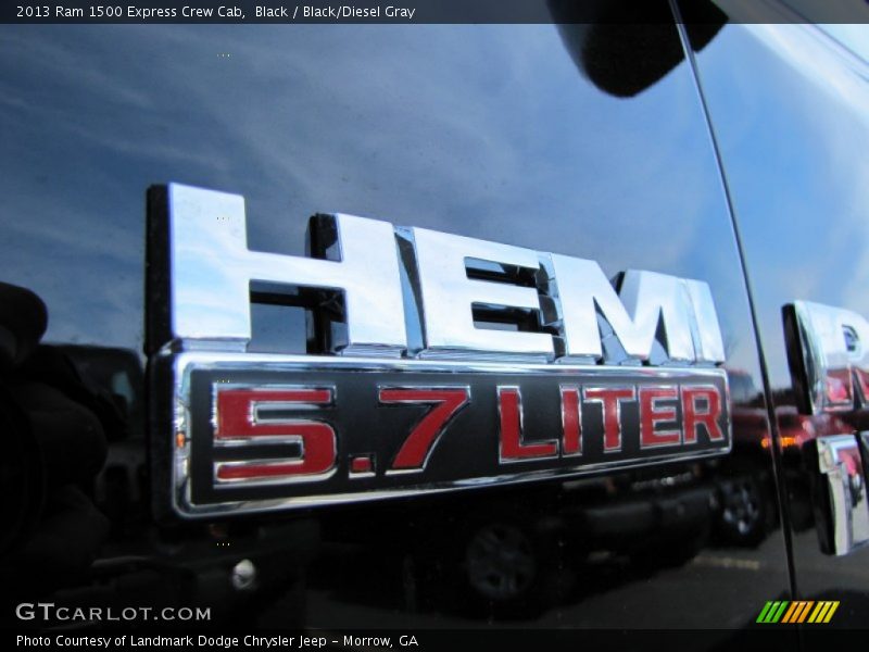 Black / Black/Diesel Gray 2013 Ram 1500 Express Crew Cab