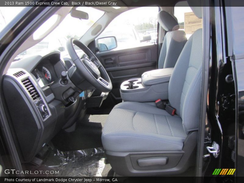 Black / Black/Diesel Gray 2013 Ram 1500 Express Crew Cab