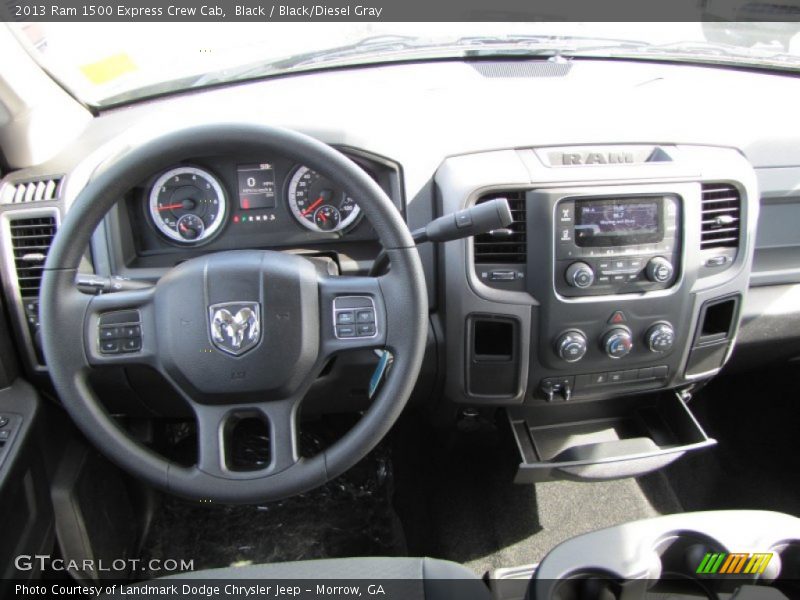 Black / Black/Diesel Gray 2013 Ram 1500 Express Crew Cab
