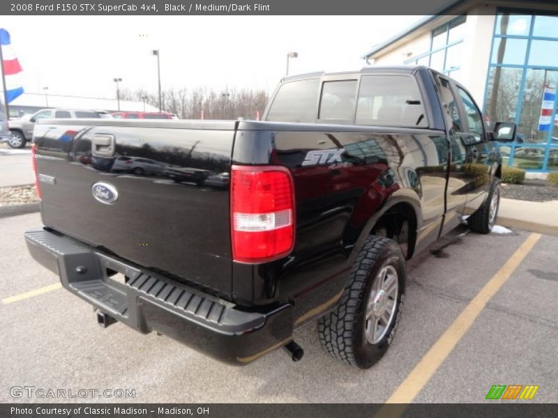 Black / Medium/Dark Flint 2008 Ford F150 STX SuperCab 4x4