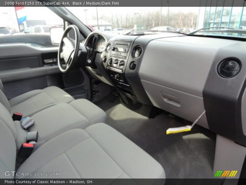 Black / Medium/Dark Flint 2008 Ford F150 STX SuperCab 4x4