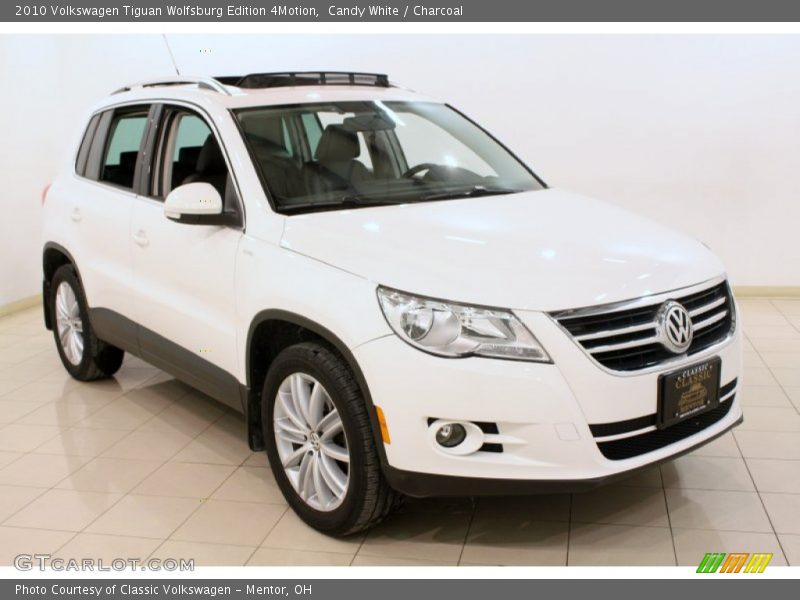Candy White / Charcoal 2010 Volkswagen Tiguan Wolfsburg Edition 4Motion