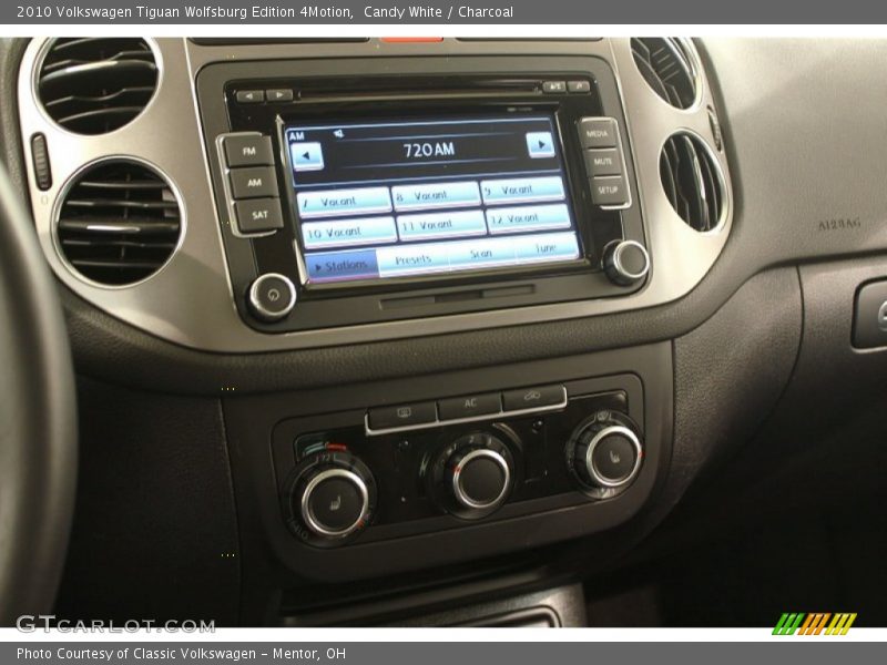 Candy White / Charcoal 2010 Volkswagen Tiguan Wolfsburg Edition 4Motion
