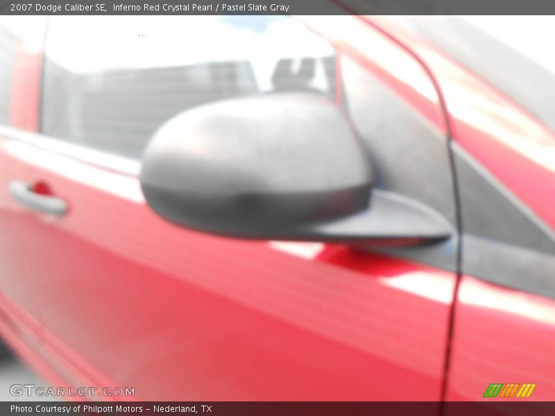 Inferno Red Crystal Pearl / Pastel Slate Gray 2007 Dodge Caliber SE